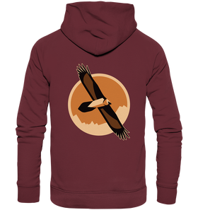 Bartgeier Rücken- Organic Fashion Hoodie